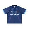 INF®️| ÁO THUN CỔ TIM  VẢI LƯỚI THỂ THAO UTOPIA OVERSIZE UNISEX INF 8524