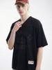 INF®️| ÁO THUN CỔ TIM NGẮN TAY 100% COTTON LƯỚI OVERSIZE UNISEX INF 8321