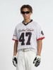 INF®️| ÁO THUN CỔ TIM VẢI LƯỚI THỂ THAO IN KTS OVERSIZE UNISEX INF 8528