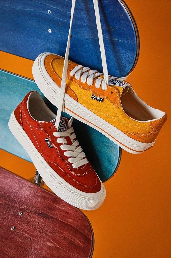 VISION®️| GIÀY VẢI DA LỘN CỔ THẤP VISION FLAT TOP THỂ THAO ĐƯỜNG PHỐ DÀNH CHO NAM NỮ 700948