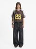 INF®️| ÁO THUN CỔ TIM TAY LỠ VẢI LƯỚI THỂ THAO OVERSIZE UNISEX INF 8521