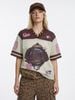 INF®️| ÁO THUN CỔ TIM VẢI LƯỚI THỂ THAO IN KTS OVERSIZE UNISEX INF 8534