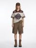 INF®️| ÁO THUN CỔ TIM VẢI LƯỚI THỂ THAO IN KTS OVERSIZE UNISEX INF 8534