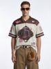 INF®️| ÁO THUN CỔ TIM VẢI LƯỚI THỂ THAO IN KTS OVERSIZE UNISEX INF 8534