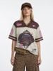 INF®️| ÁO THUN CỔ TIM VẢI LƯỚI THỂ THAO IN KTS OVERSIZE UNISEX INF 8534