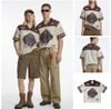 INF®️| ÁO THUN CỔ TIM VẢI LƯỚI THỂ THAO IN KTS OVERSIZE UNISEX INF 8534