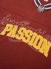 INF®️| ÁO THUN CỔ TRÒN NGẮN TAY THÊU PASSION IN HÌNH OVERSIZE UNISEX INF 8362