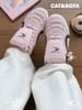 CATSOFA ™️| GIÀY SNEAKER FOOTBALL PINK BROWN UNISEX CAT&SOFA CS25011