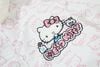 WES®️| ÁO KHOÁC COTTON  LÔNG TRÙM ĐẦU HỌA TIẾT HELLO KITTY DÁNG RỘNG NỮ 6170