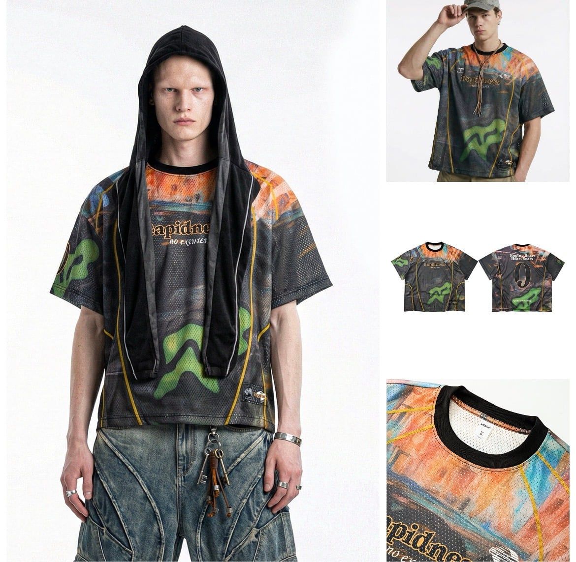 INF®️| ÁO THUN CỔ TRÒN NGẮN TAY THỂ THAO THOÁNG KHI IN KỸ THUẬT SỐ INF 8355