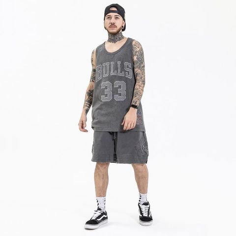 FG®️| SET TANK TOPS VS SHORT BULLS 33 UNISEX D748/749