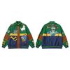 WES®️| ÁO KHOÁC BOMBER CRAYON THÊU HỌA TIẾT RETRO UNISEX WES5148