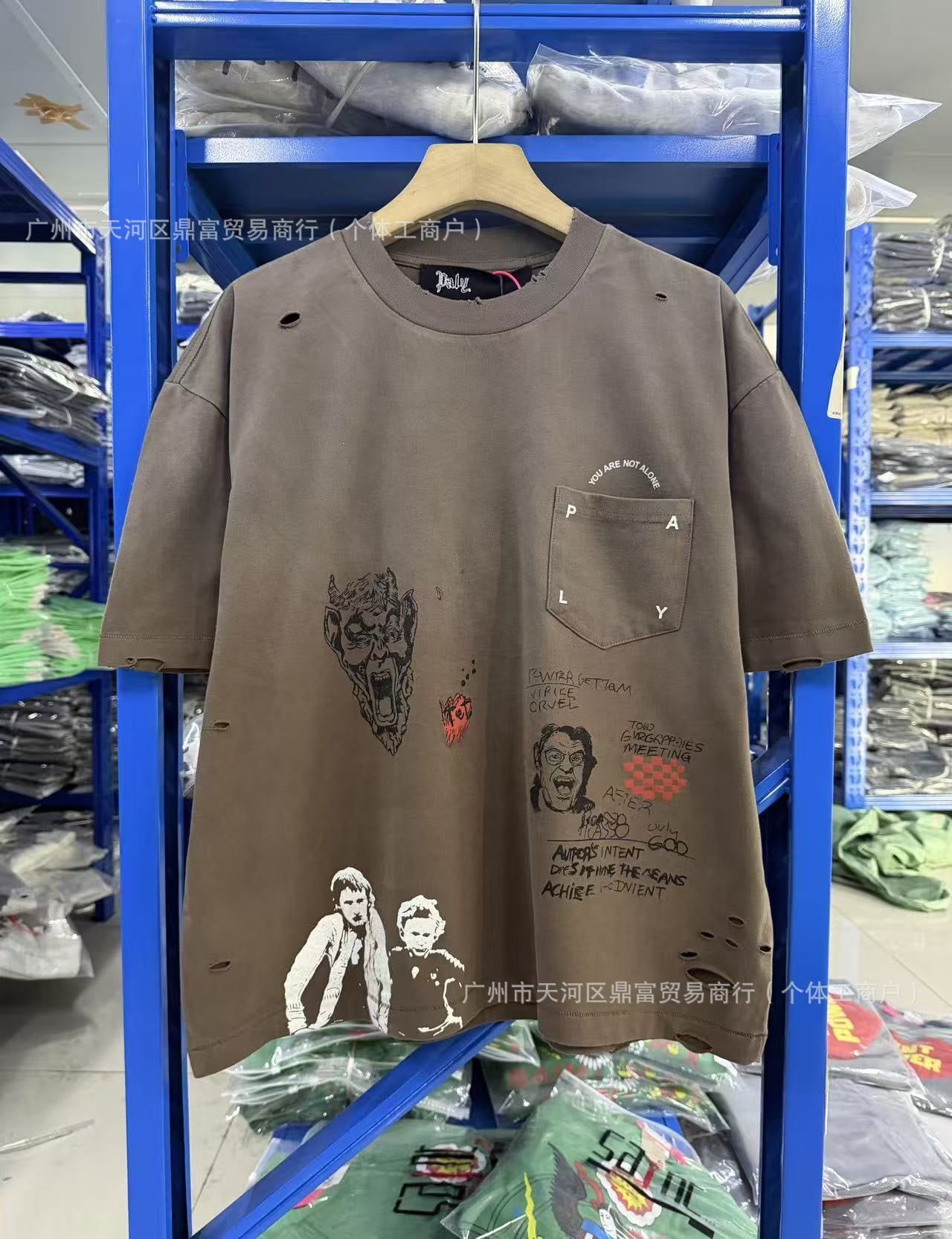 FK®️| ÁO THUN NGẮN TAY CỔ TRÒN COTTON IN HÌNH KTS LÀM RÁCH PH3948