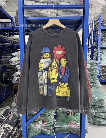 FK®️| ÁO LONG TEE DÀI TAY COTTON WASH IN KTS UNISEX ST452