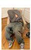 CATSOFA©️| GIÀY VẢI BỐ RÁCH RƯỚI CỔ THẤP UNISEX Y2K/GREY