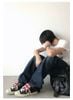CATSOFA©️| GIÀY VẢI BỐ RÁCH RƯỚI CỔ THẤP PHỐI QUỐC KỲ ANH UNISEX Y2K/BLACK2