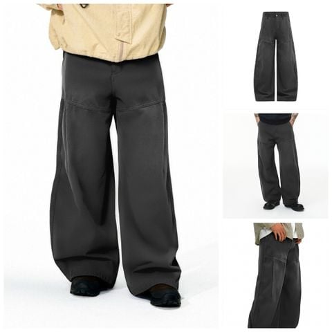 INF®️| QUẦN VẢI NHUNG MỀM MẠI, GIẶT LÀM CŨ ỐNG RỘNG UNISEX INF 13526