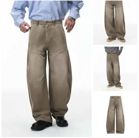 INF®️| QUẦN VẢI NHUNG MỀM MẠI, GIẶT LÀM CŨ ỐNG RỘNG UNISEX INF 13526