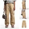 INF®️|QUẦN VẢI CANVAS GIẶT TÚI ĐINH TÁN RETRO UNISEX INF 13691