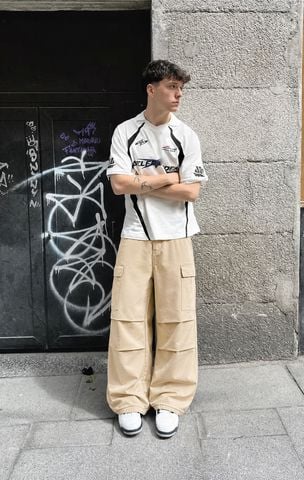 INF®️|QUẦN VẢI CANVAS GIẶT TÚI RETRO UNISEX INF 13686