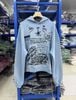 FK®️| ÁO KHOÁC DÁNG RỘNG HOODIE COTTON WASH IN HÌNH LÀM RÁCH UNISEX PH6026