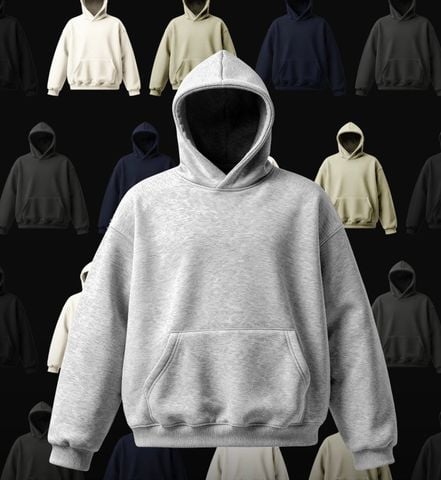 INF®️| ÁO HOODIE MŨ TRÙM ĐẦU LÔNG CỪU RETRO RỘNG RÃI UNISEX INF 611