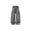 INF®️|QUẦN VẢI JEAN ỐNG RỘNG CANVAS GIẶT BASIC RETRO UNISEX INF 13662