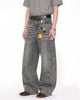 INF®️|QUẦN VẢI JEAN ỐNG RỘNG CANVAS GIẶT BASIC RETRO UNISEX INF 13662