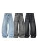 INF®️|QUẦN VẢI JEAN ỐNG RỘNG CANVAS GIẶT BASIC RETRO UNISEX INF 13662