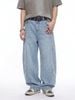 INF®️|QUẦN VẢI JEAN ỐNG RỘNG CANVAS GIẶT BASIC RETRO UNISEX INF 13662