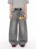 INF®️|QUẦN VẢI JEAN ỐNG RỘNG CANVAS GIẶT BASIC RETRO UNISEX INF 13662