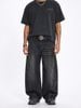 INF®️|QUẦN VẢI JEAN ỐNG RỘNG CANVAS GIẶT BASIC RETRO UNISEX INF 13662