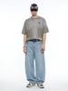 INF®️|QUẦN VẢI JEAN ỐNG RỘNG CANVAS GIẶT BASIC RETRO UNISEX INF 13662