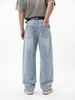 INF®️|QUẦN VẢI JEAN ỐNG RỘNG CANVAS GIẶT BASIC RETRO UNISEX INF 13662