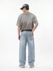 INF®️|QUẦN VẢI JEAN ỐNG RỘNG CANVAS GIẶT BASIC RETRO UNISEX INF 13662