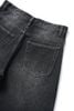 INF®️|QUẦN VẢI JEAN ỐNG RỘNG CANVAS GIẶT BASIC RETRO UNISEX INF 13662
