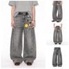 INF®️|QUẦN VẢI JEAN ỐNG RỘNG CANVAS GIẶT BASIC RETRO UNISEX INF 13662