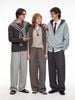 INF®️|QUẦN VẢI CẠP CHUN ỐNG SUÔNG RETRO BASIC UNISEX INF 13671