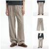 INF®️|QUẦN VẢI CẠP CHUN ỐNG SUÔNG RETRO BASIC  UNISEX INF 13661