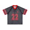 INF®️| ÁO THUN CỔ TIM TAY LỠ VẢI LƯỚI THỂ THAO OVERSIZE UNISEX INF 8519