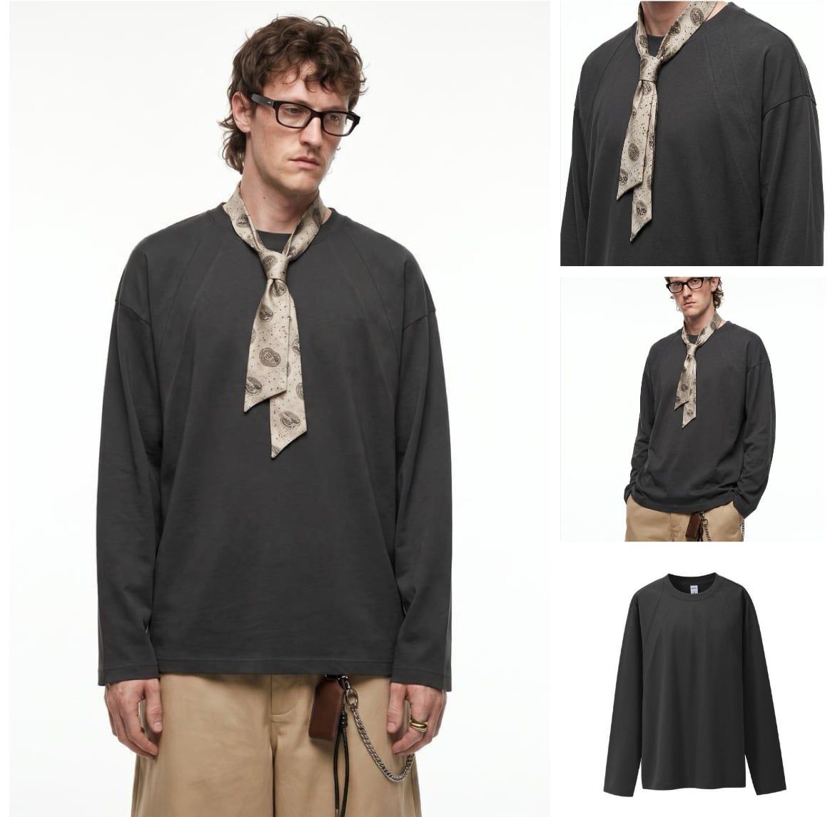 INF®️| ÁO THUN DÀI TAY BASIC COTTON UNISEX INF 3501