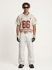 INF®️| ÁO THUN CỔ TIM TAY LỠ VẢI LƯỚI THỂ THAO OVERSIZE UNISEX INF 8518