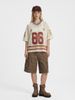 INF®️| ÁO THUN CỔ TIM TAY LỠ VẢI LƯỚI THỂ THAO OVERSIZE UNISEX INF 8518
