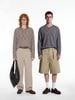 INF®️| ÁO THUN DÀI TAY CỔ HENRY KẺ SỌC  COTTON UNISEX INF 3493