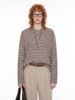 INF®️| ÁO THUN DÀI TAY CỔ HENRY KẺ SỌC  COTTON UNISEX INF 3493