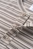 INF®️| ÁO THUN DÀI TAY CỔ HENRY KẺ SỌC  COTTON UNISEX INF 3493
