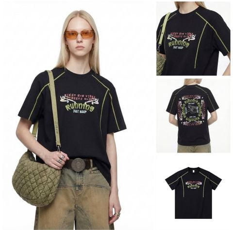 INF®️| ÁO THUN CỔ TRÒN NGẮN TAY IN HÌNH OVERSIZE UNISEX INF 8394