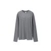 INF®️| ÁO THUN DÀI TAY SỌC KẺ NGANG  COTTON UNISEX INF 3498