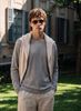 INF®️| ÁO THUN DÀI TAY SỌC KẺ NGANG  COTTON UNISEX INF 3498