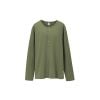 INF®️| ÁO THUN DÀI TAY CỔ TÀU CÚC CÀI BASIC COTTON UNISEX INF 3466